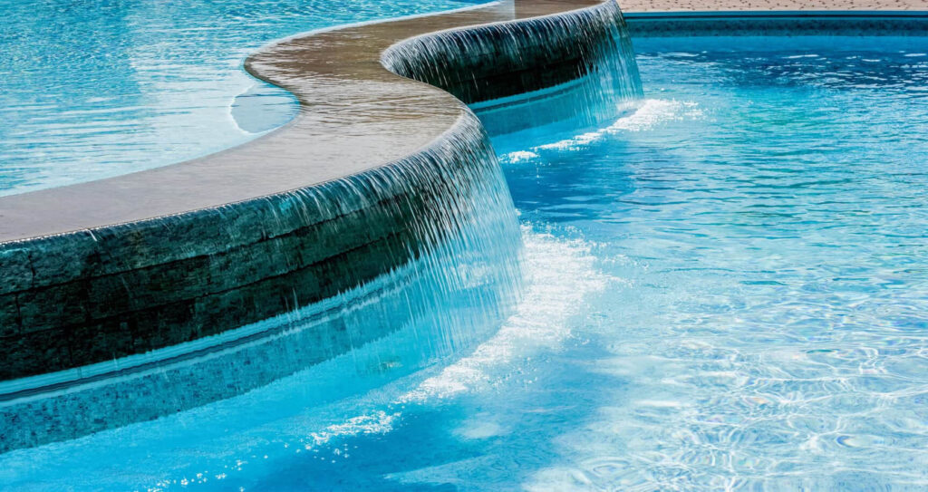 Pool water feature - BC Pools