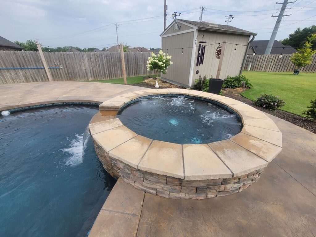 Pool Spa and water feature - BC Pools
