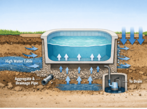 Understanding Hydrostatic Pressure and Groundwater Around Your Pool
