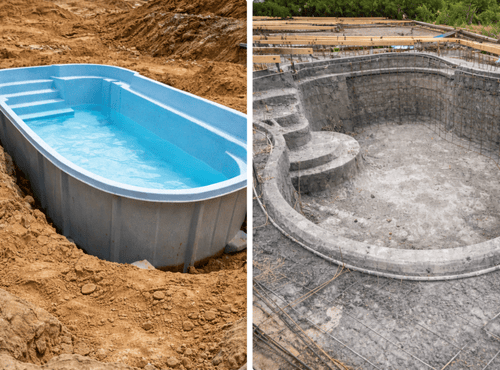 Fiberglass vs Gunite Pools