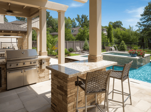 Outdoor Pool Kitchens and Grills 