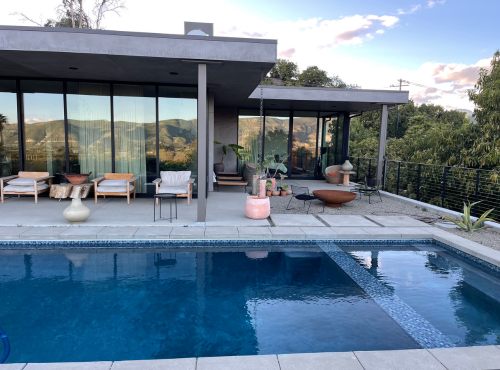 Pool house construction