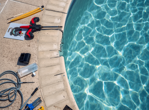 Fiberglass pool repair