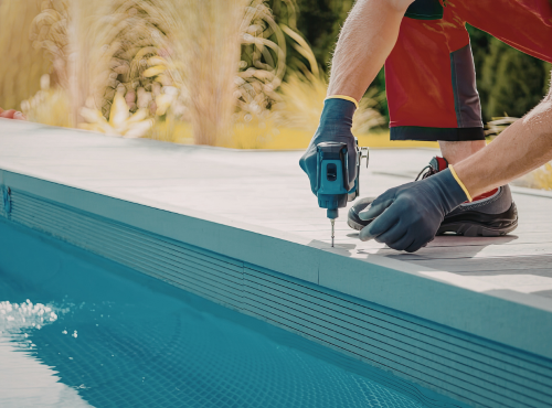 Fiberglass pool repair